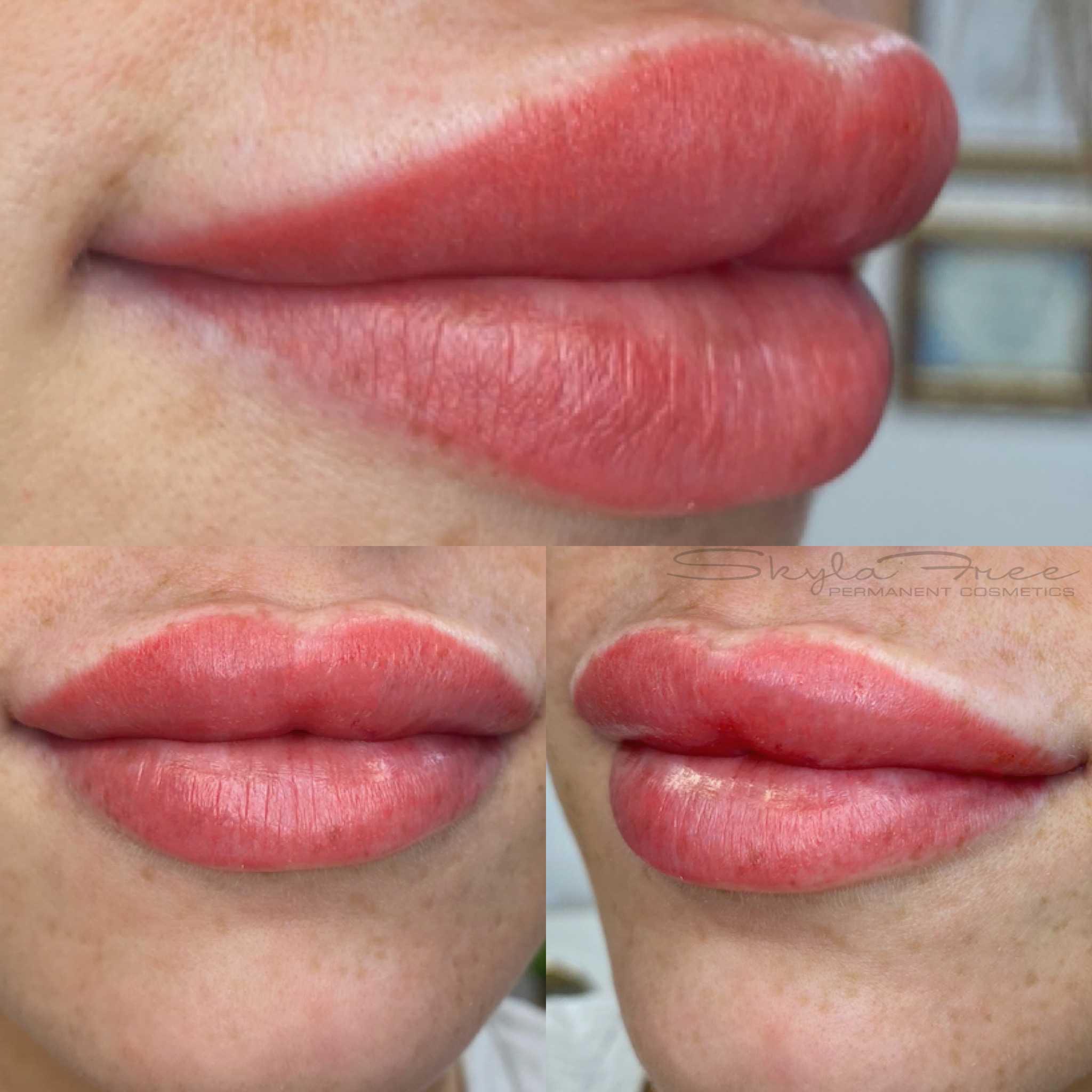 Lip Blushing done by Pretty In Ink